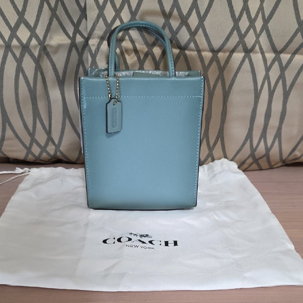 Coach 2023 Light Blue Crossbody With Dust Bag